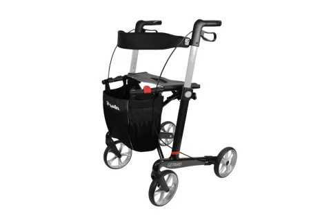 Carbon Fiber Rollator with PVC Wheels — Walkers & Rollators